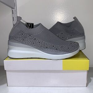 SLIP ON RHINESTONE SNEAKERS